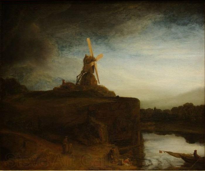 REMBRANDT Harmenszoon van Rijn The Mill Norge oil painting art
